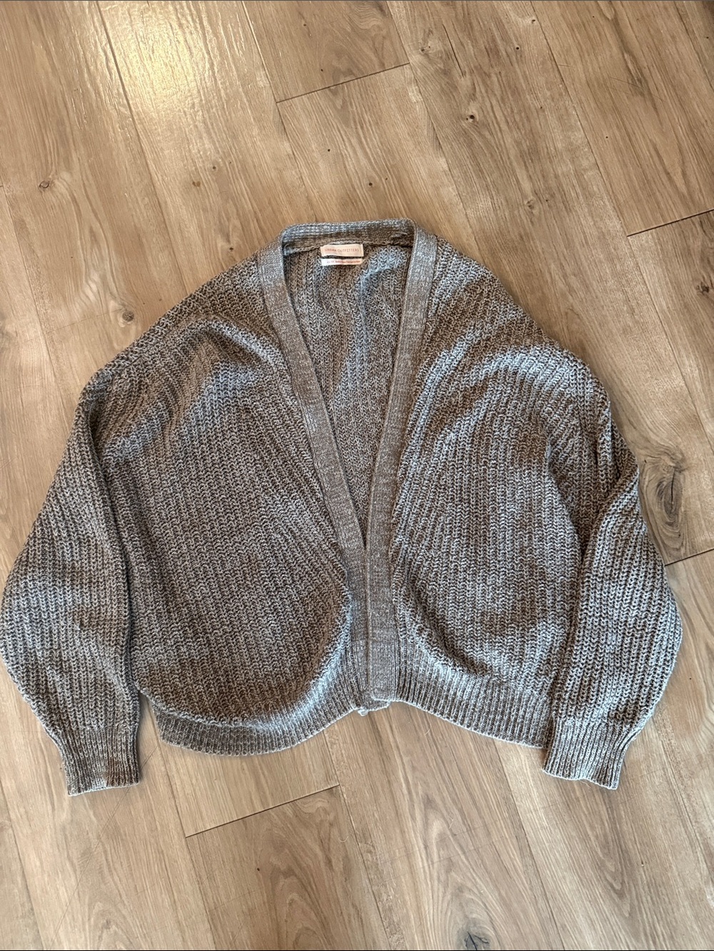 Urban Outfitters Cozy Open-Front Women’s Sweater Cardigan -brown/tan